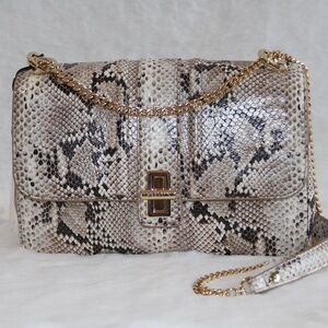 BRAHMIN Rosalie Crossbody Bag Beige Sandcastle Leather Purse
